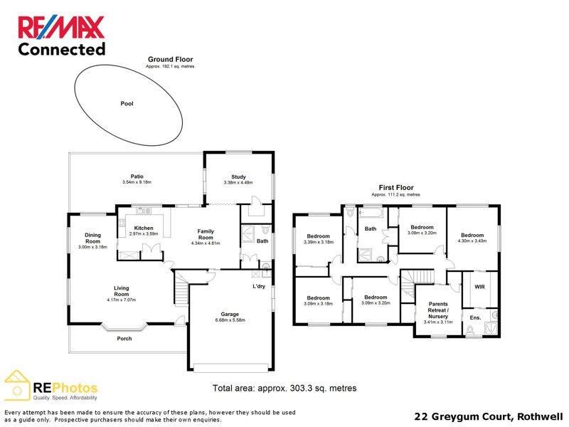 22 Greygum Ct, Rothwell QLD 4022 Floorplan