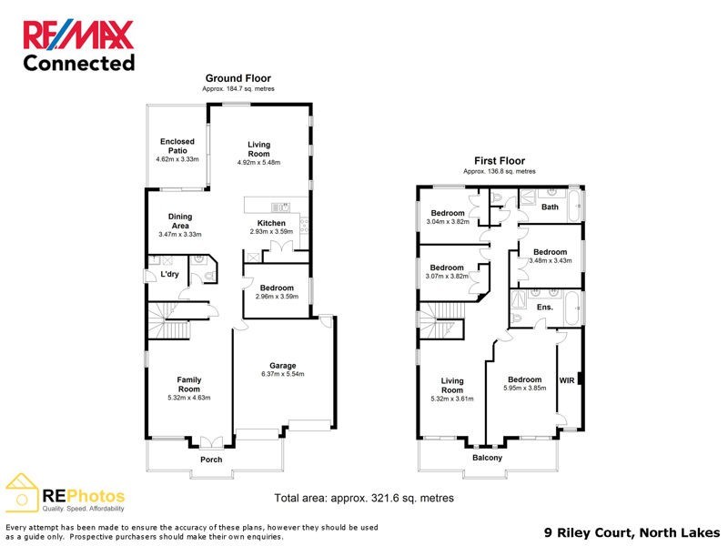 9 RILEY CT, North Lakes QLD 4509 Floorplan