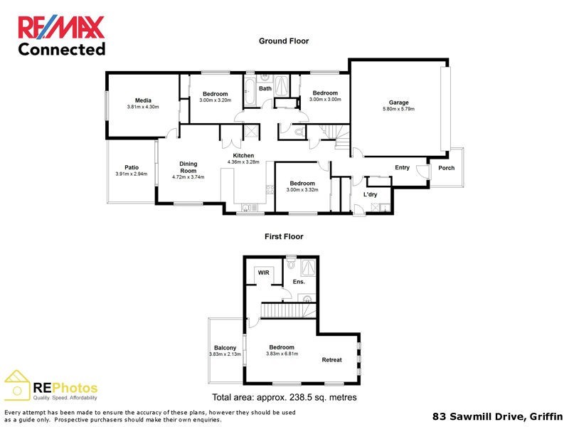 83 Sawmill Drive, Griffin QLD 4503 Floorplan