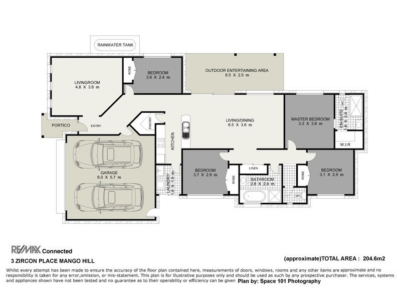 3 Zircon Place, Mango Hill QLD 4509 Floorplan