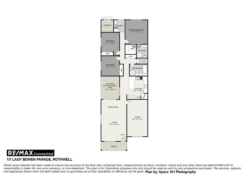 1/7 Lady Bowen Parade, Rothwell QLD 4022 Floorplan