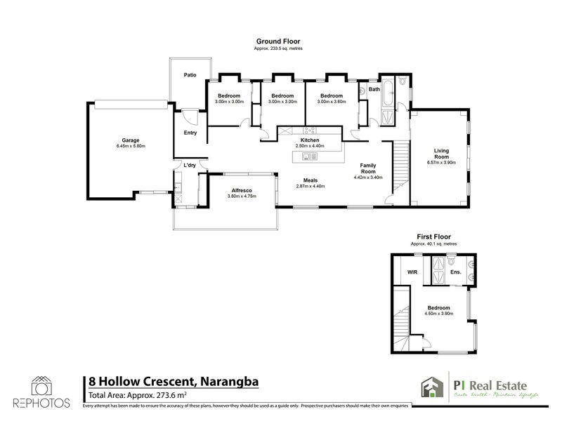 8 Hollow Crescent, Narangba QLD 4504 Floorplan