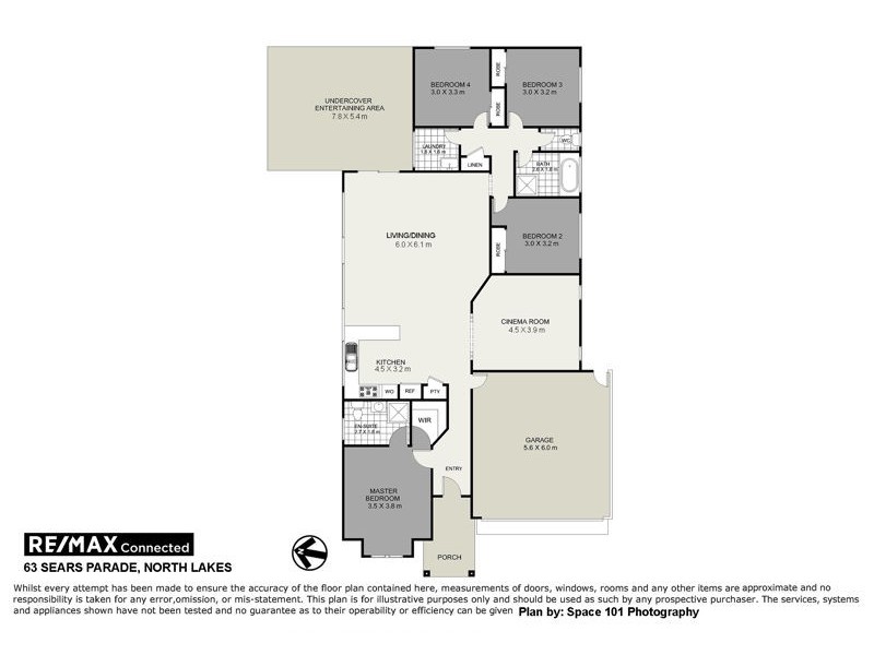 63 Sears Parade, North Lakes QLD 4509 Floorplan