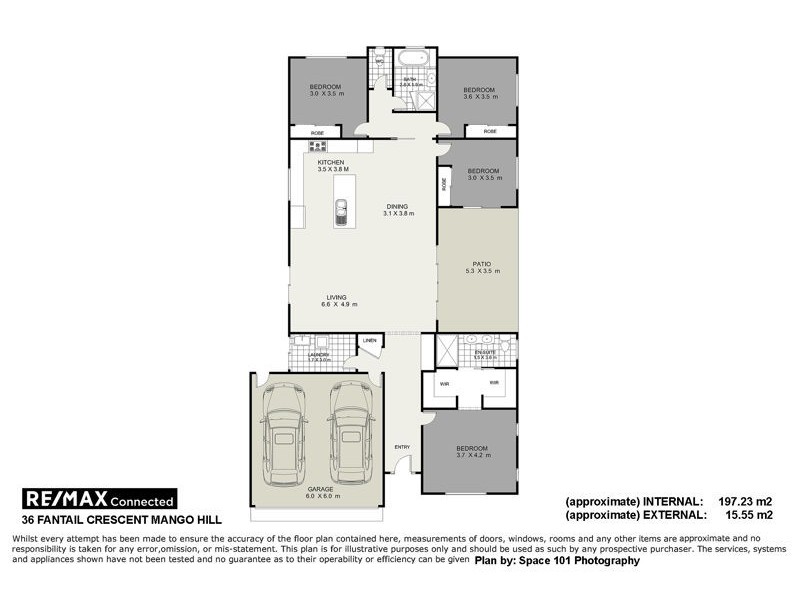 36 Fantail Crescent, Mango Hill QLD 4509 Floorplan