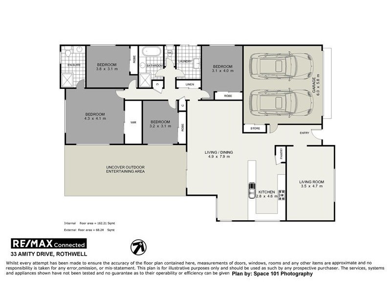 33 Amity Drive, Rothwell QLD 4022 Floorplan