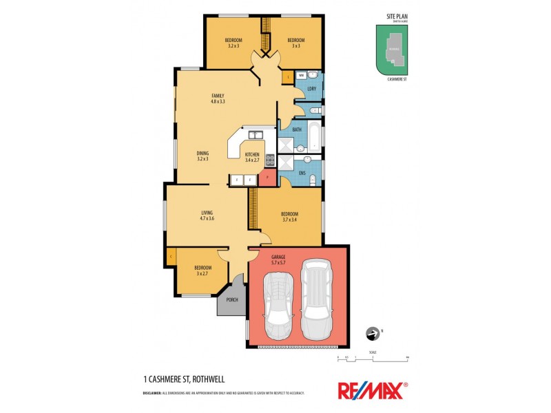 1 Cashmere Street, Rothwell QLD 4022 Floorplan