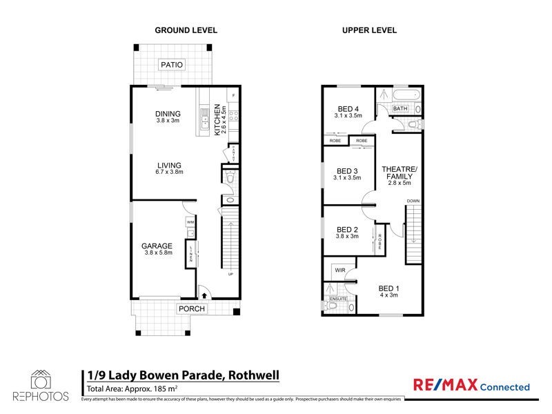 1/9 Lady Bowen Parade, Rothwell QLD 4022 Floorplan