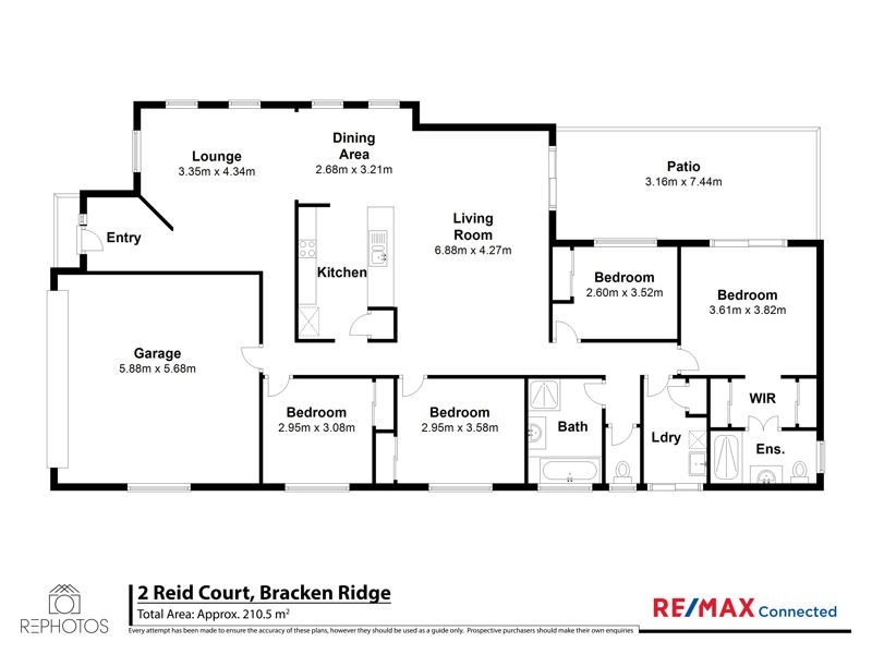2 Reid Court, Bracken Ridge QLD 4017 Floorplan