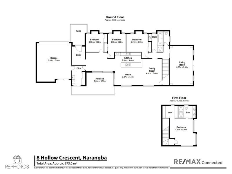 8 Hollow Crescent, Narangba QLD 4504 Floorplan