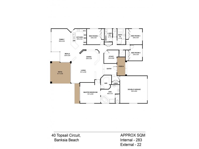 40 Topsail Circuit, Banksia Beach QLD 4507 Floorplan