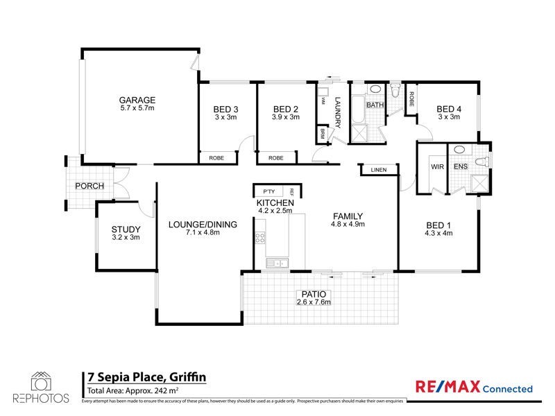 7 Sepia Place, Griffin QLD 4503 Floorplan