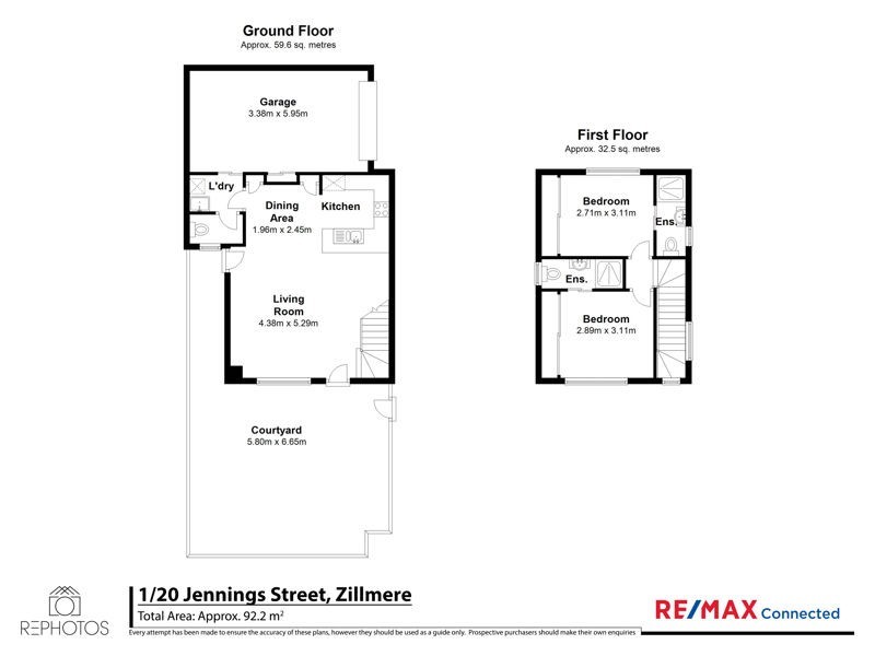 1/20 Jennings Street, Zillmere QLD 4034 Floorplan