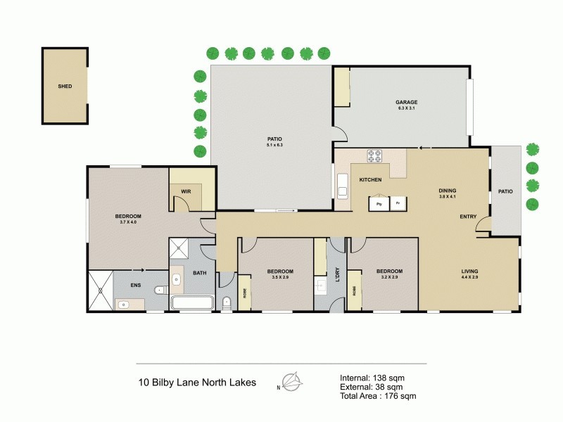 10 Bilby Lane, North Lakes QLD 4509 Floorplan