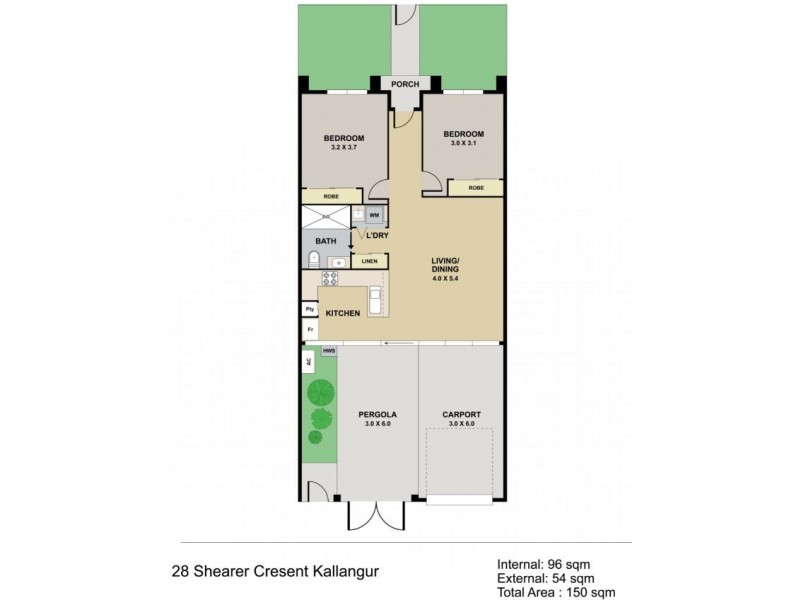 28 Shearer Crescent, Kallangur QLD 4503 Floorplan