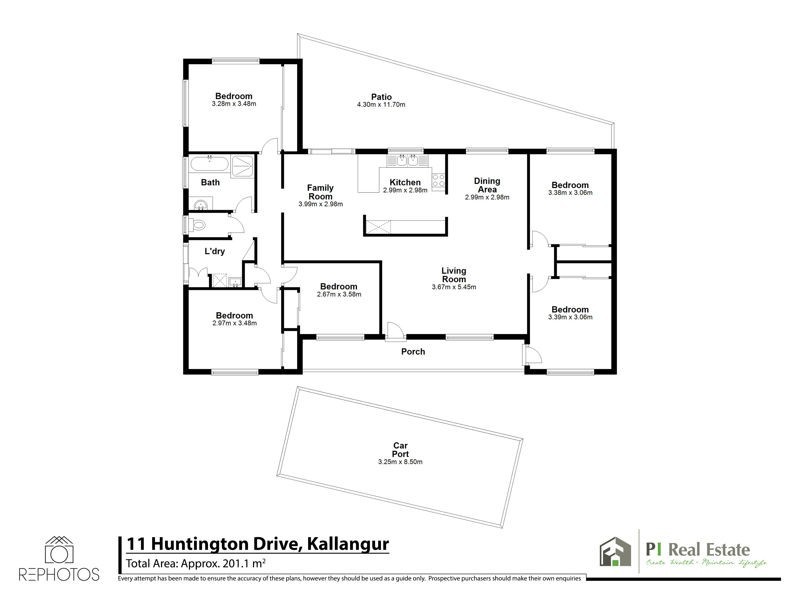 11 Huntington Drive, Kallangur QLD 4503 Floorplan