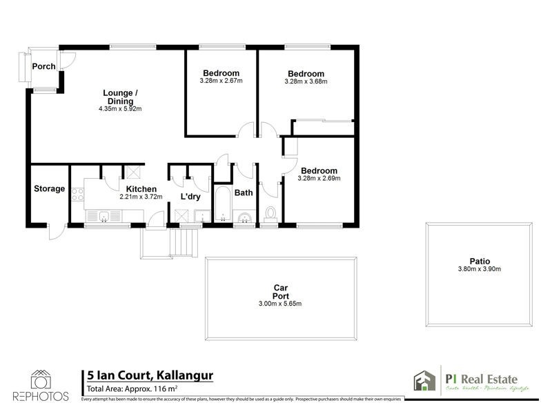 5 Ian Court, Kallangur QLD 4503 Floorplan