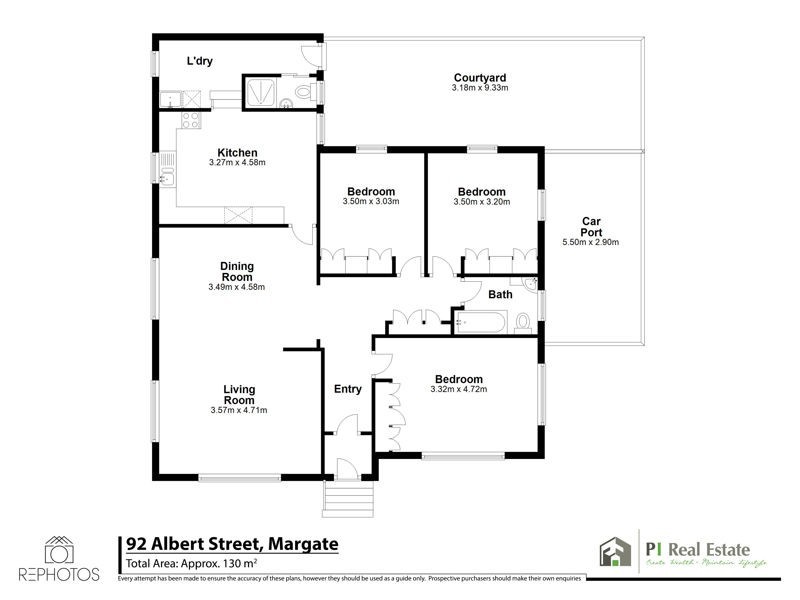 92 Albert St, Margate QLD 4019 Floorplan