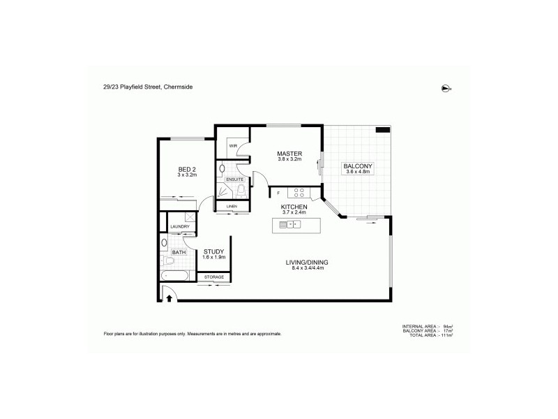 29/23 Playfield Street, Chermside QLD 4032 Floorplan