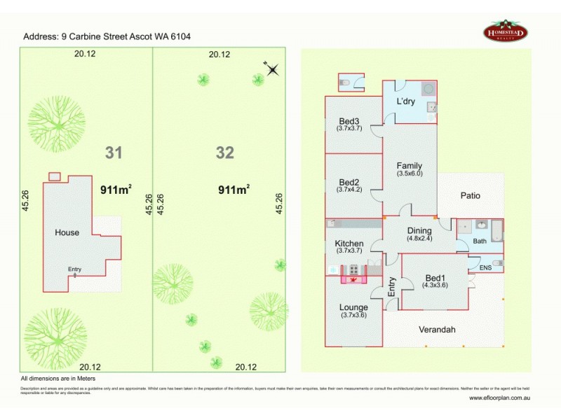 9 Carbine Street, Ascot WA 6104 Floorplan