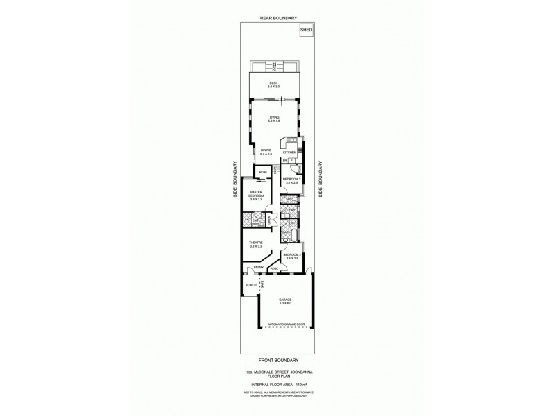 175B McDonald Street, Joondanna WA 6060 Floorplan