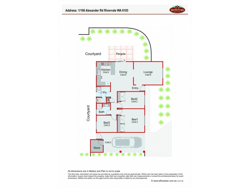 1/106 Alexander Road, Rivervale WA 6103 Floorplan