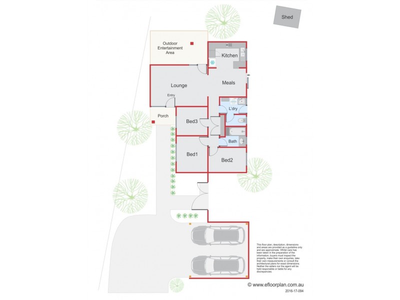 5 Wandarra Close, Karawara WA 6152 Floorplan