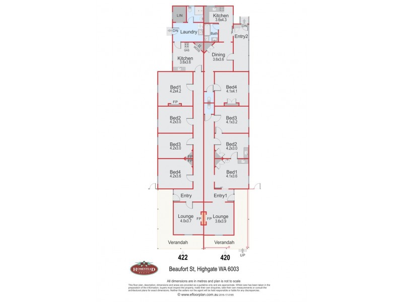 420-422 Beaufort Street, Highgate WA 6003 Floorplan