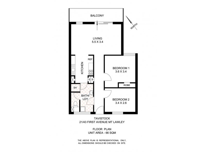 Unit 21 43 First Avenue, Mount Lawley WA 6050 Floorplan
