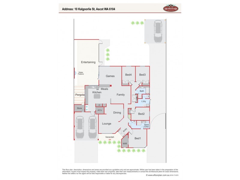 10 Kalgoorlie Street, Ascot WA 6104 Floorplan