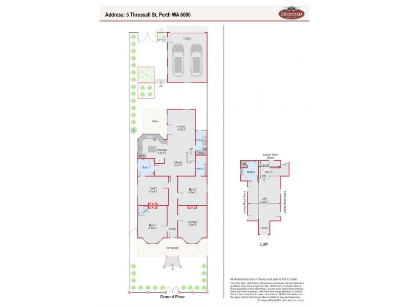 5 Throssell Street, Perth WA 6000 Floorplan