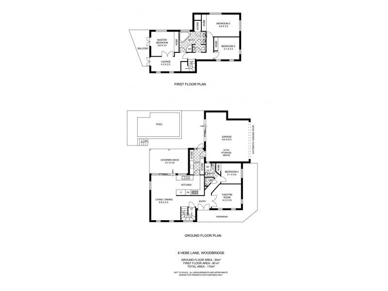 8 Hebe Lane, Woodbridge WA 6056 Floorplan