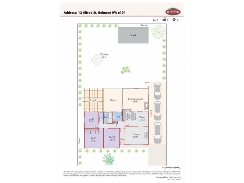 12 Alfred Street, Belmont WA 6104 Floorplan