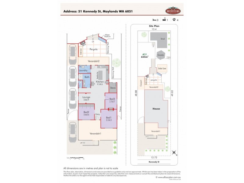 51 Kennedy Street, Maylands WA 6051 Floorplan