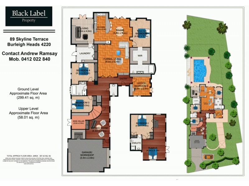 89 Skyline Terrace, Burleigh Heads QLD 4220 Floorplan