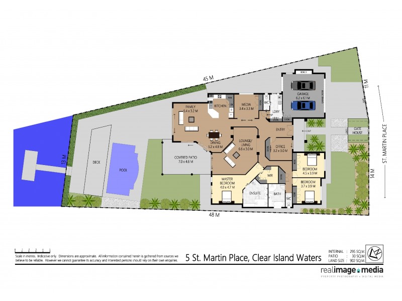 5 St Martin Place, Clear Island Waters QLD 4226 Floorplan