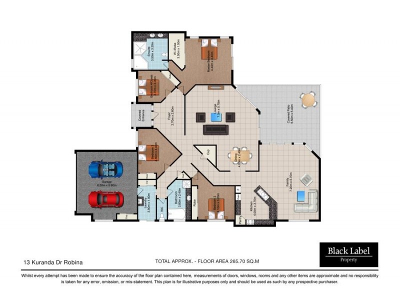 13 Kuranda Drive, Robina QLD 4226 Floorplan