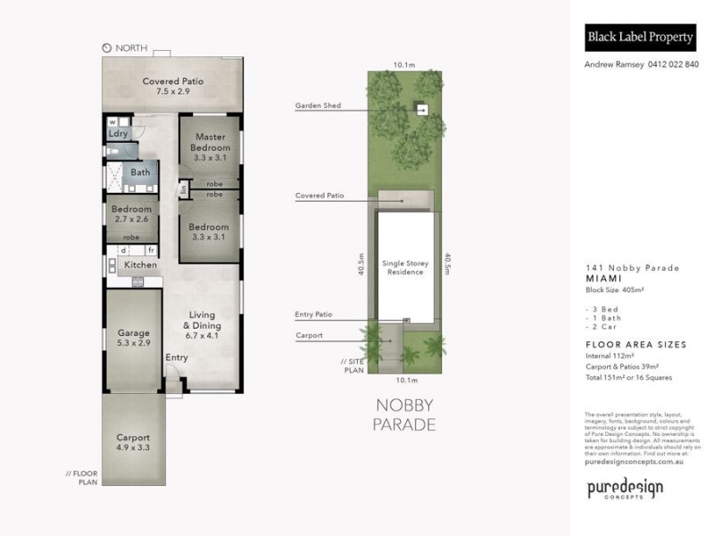 141 Nobby Parade, Miami QLD 4220 Floorplan