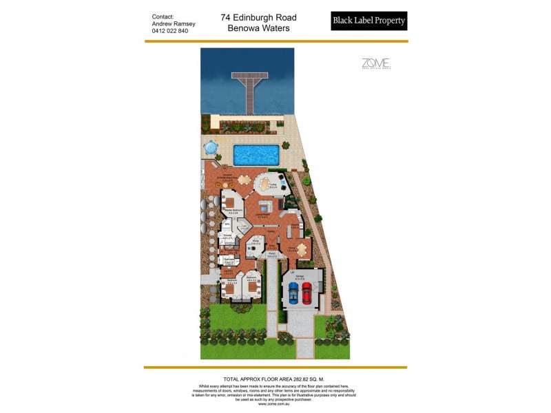 74 EDINBURGH ROAD, Benowa Waters QLD 4217 Floorplan