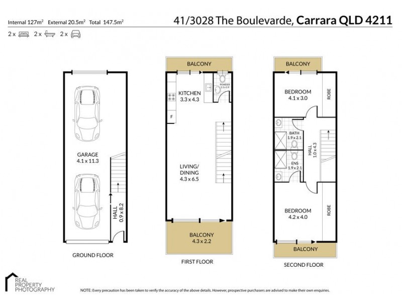 41/3028 The Boulevard, Carrara QLD 4211 Floorplan