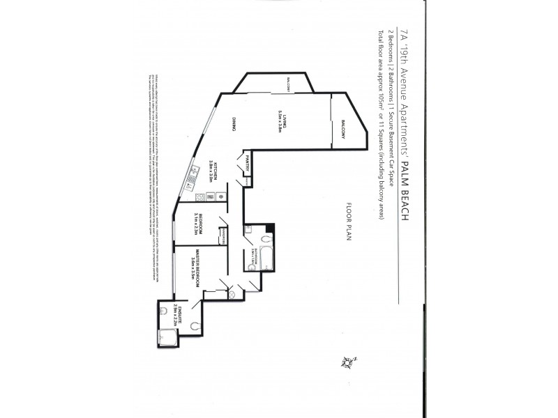 7A/2 Nineteenth Avenue, Palm Beach QLD 4221 Floorplan