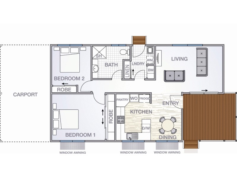 78/508 Wagga Road, Albury NSW 2640 Floorplan