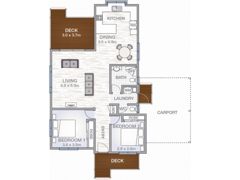2/2-8 Bell Street, Mudgee NSW 2850 Floorplan