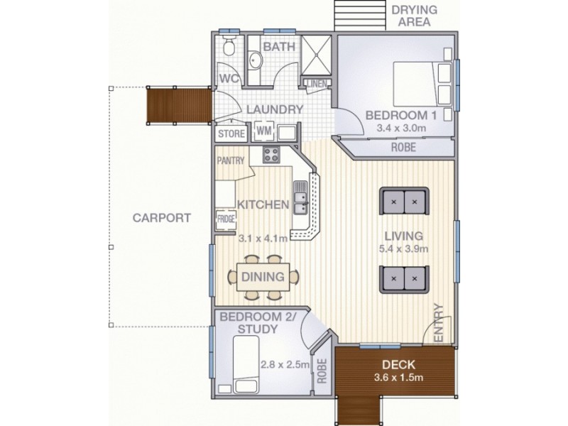 7/2-8 Bell Street, Mudgee NSW 2850 Floorplan