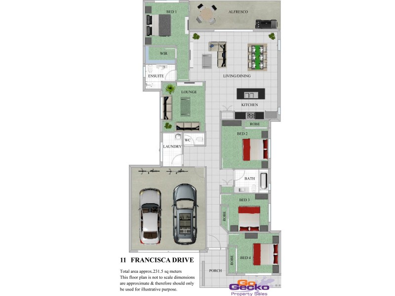 11 Francisca Drive, Augustine Heights QLD 4300 Floorplan