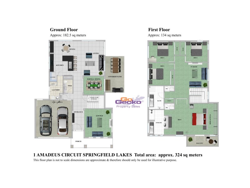 1 Amadeus Circuit, Springfield Lakes QLD 4300 Floorplan