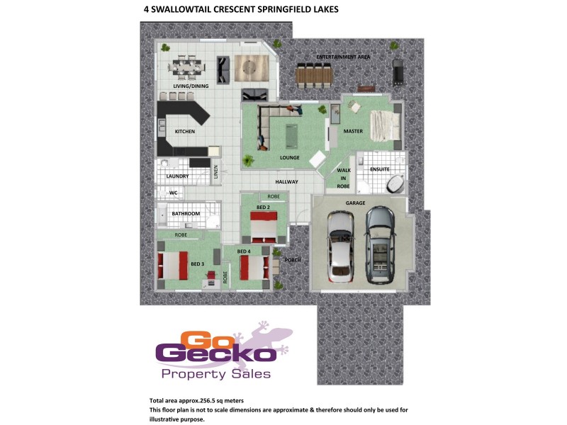 4 Swallowtail Crescent, Springfield Lakes QLD 4300 Floorplan