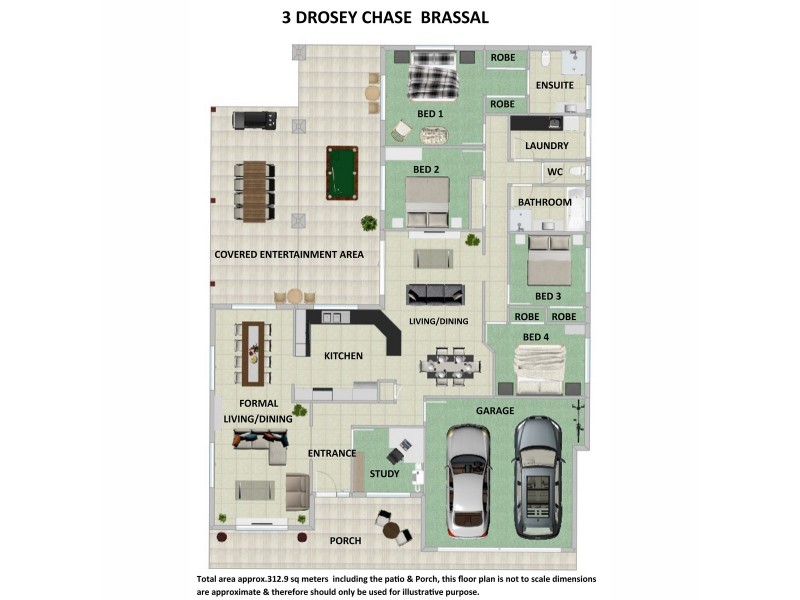 3 Dorsey Chase, Brassall QLD 4305 Floorplan