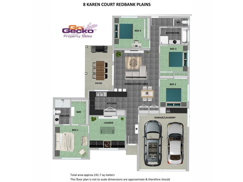 8 Karen Court, Redbank Plains QLD 4301 Floorplan