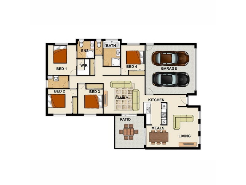 256 Alawoona Street, Redbank Plains QLD 4301 Floorplan