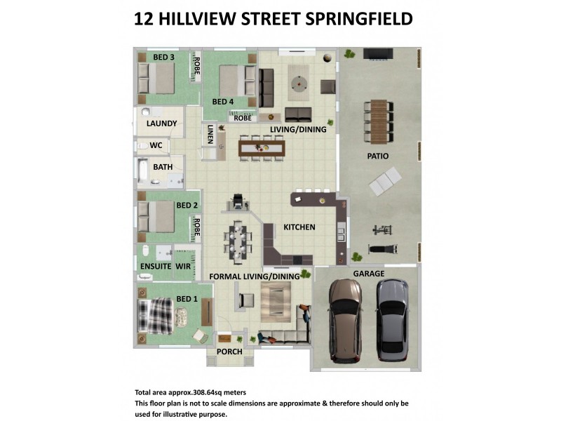 12 Hillview Street, Springfield QLD 4300 Floorplan